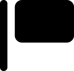 Report Flag Interface Icon Vector Symbol for Web and Mobile Applications