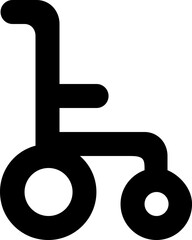 Wheelchair Accessibility Disabled Person Mobility Icon Vector Symbol