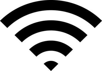 WiFi Wireless Internet Signal Connection Icon Vector Symbol