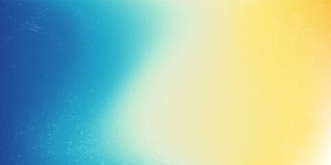 Abstract blurred gradient mesh background in blue and yellow colors of national flag of Ukraine. Poster or banner template. Easy editable soft colored EPS8 vector illustration without transparency.
