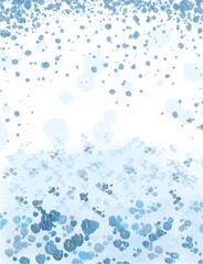 soft blue colorful abstract illustration, background, wallpaper, card invitation design