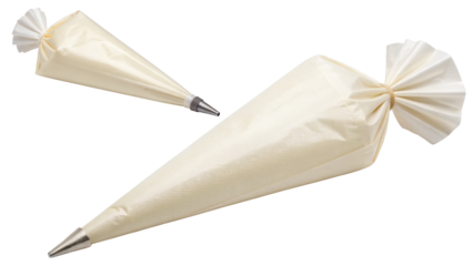 Piping bags for cake decorating and pastry work