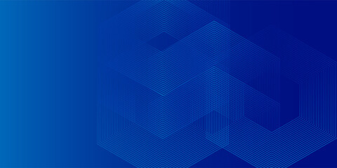 Abstract Hexagon Blue Tech Finance Fintech Background effect Abstract Pixel Pattern. Geometric modern simple