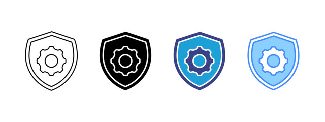 Gear Multipel Icon Set.