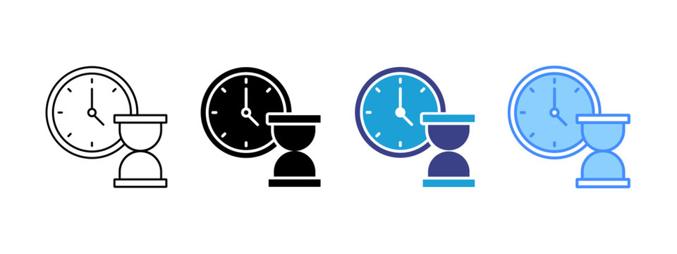 Time Multipel Icon Set.