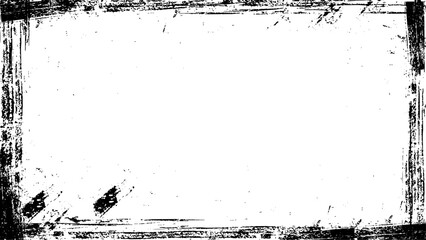 Grunge textured frame vector illustration border