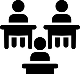 Teaching classroom icon, Students who learn and grow on their own with various subjects. Education content vector, Teachers, Professors, , education, books, instruct, knowledge and pedagogy icons