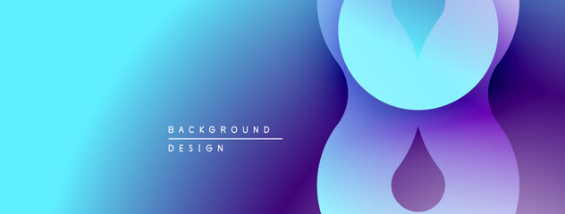 Abstract gradient background. Blue, purple hues blend smoothly. Minimalist design, modern aesthetic, suitable for digital projects.