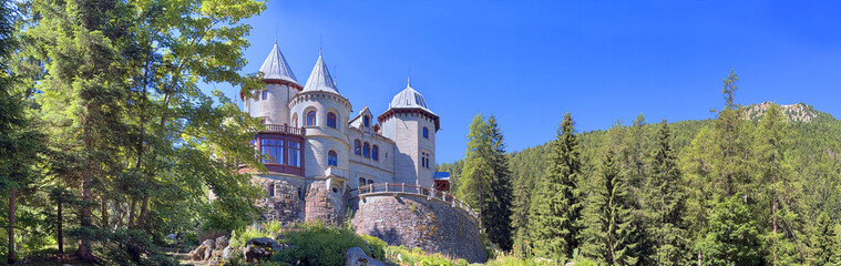 castle savoia of gressoney italy