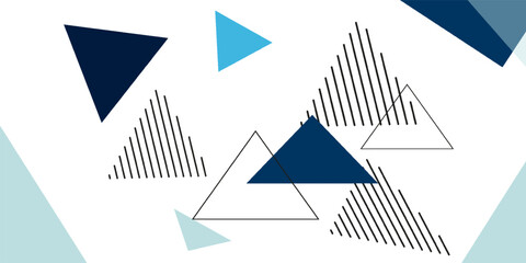 Abstract geometric triangles background. Simple geometric background. Template for poster, backdrop, book cover, brochure, and vector illustration.