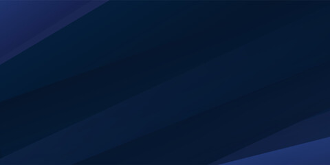 Modern dark blue paper background with dark 3d layered line triangle