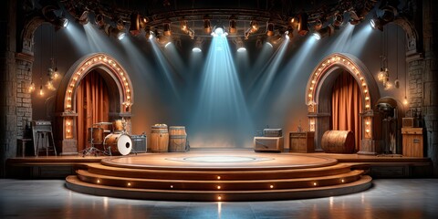 Theatre stage banner