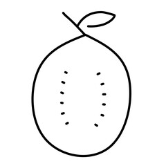 line vector fruit and vegetables