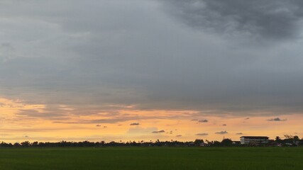 Obraz premium time lapse clouds