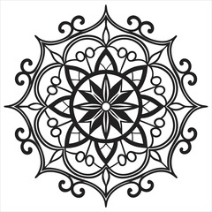  Vector doodle mandala . Ornamental luxury mandala Mandala Line Illustration . various mandala . Mandala Pattern Designs . Henna mandala. Mehndi style. Decorative pattern in oriental style.