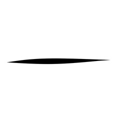 hand lettering underline vector