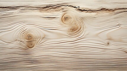 Light Wooden Plank with Knots and Dramatic Grain Lines Natural Wood Texture CloseUp