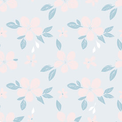 Floral Seamless Pattern – Elegant Botanical Background Design