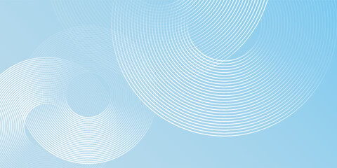 Modern minimalist banner background, pastel colorful, blue and white gradations simple abstract modern
