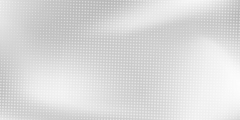 Dot silver foil background with metal mirror texture. Chrome gradient surface with light gloss vector abstract simple