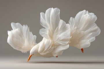 White feathers banner