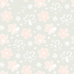 Floral Seamless Pattern – Elegant Botanical Background Design