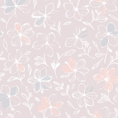 Floral Seamless Pattern – Elegant Botanical Background Design