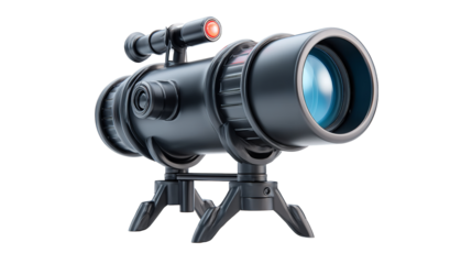 High Tech Telescope Vision Precision Optics Tool for Scientific Research on transparent background