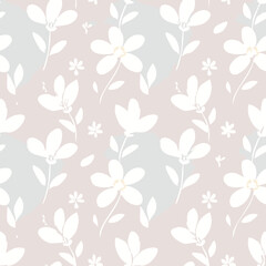 Floral Seamless Pattern – Elegant Botanical Background Design