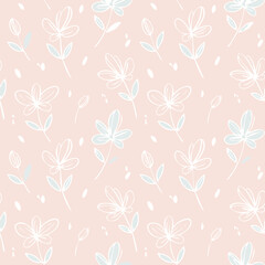 Floral Seamless Pattern – Elegant Botanical Background Design