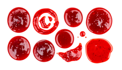 Jam isolated on white background.