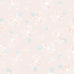 Floral Seamless Pattern – Elegant Botanical Background Design