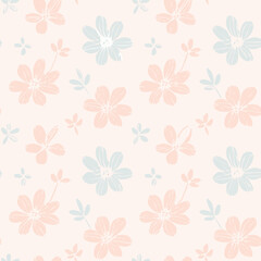 Floral Seamless Pattern – Elegant Botanical Background Design