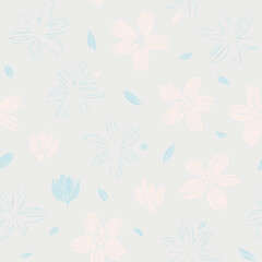 Floral Seamless Pattern – Elegant Botanical Background Design