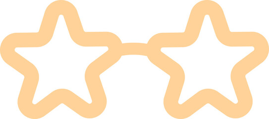 star-shaped glasses