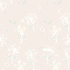 Floral Seamless Pattern – Elegant Botanical Background Design