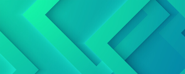 Abstract Blue and Green Background with Geometric Lines and Gradient Pattern