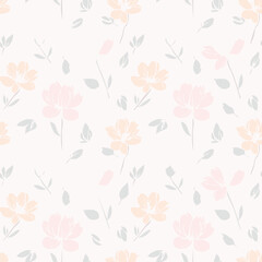 Floral Seamless Pattern – Elegant Botanical Background Design