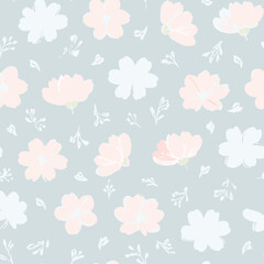 Floral Seamless Pattern – Elegant Botanical Background Design
