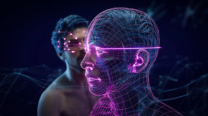 Exploring the Future of Biometric Technology A Visual Representation of Facial Recognition and Data Analysis