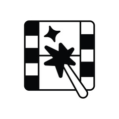 Visual Effects Icon vector stock illustration