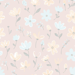 Floral Seamless Pattern – Elegant Botanical Background Design