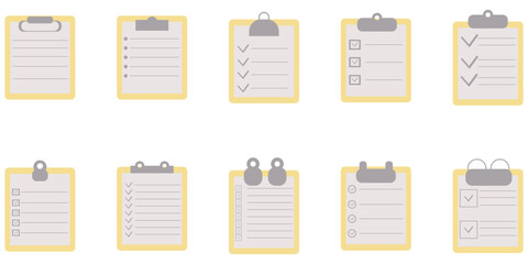 Paper clipboard icon