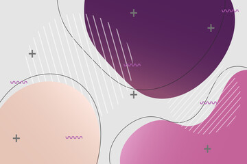Modern multicolor shape abstract background  design element. for poster. banner, web design, header, cover, billboard, brochure, social media, landing page. Vector illustration
