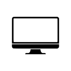 Fototapeta premium Vector icon of a digital monitor