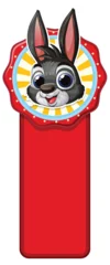  Cheerful Bunny Bookmark Design © GraphicsRF
