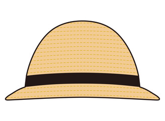 麦わら帽子のイラスト2
