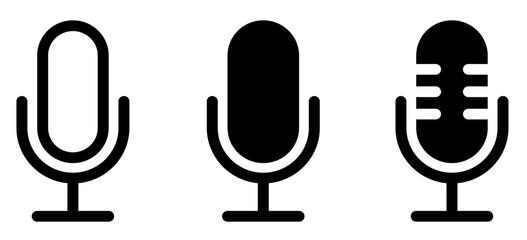 音声・音量・カラオケ・ポッドキャストのマイクアイコン