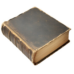 Obraz premium Antique Book Aged Leather Cover Old Pages History