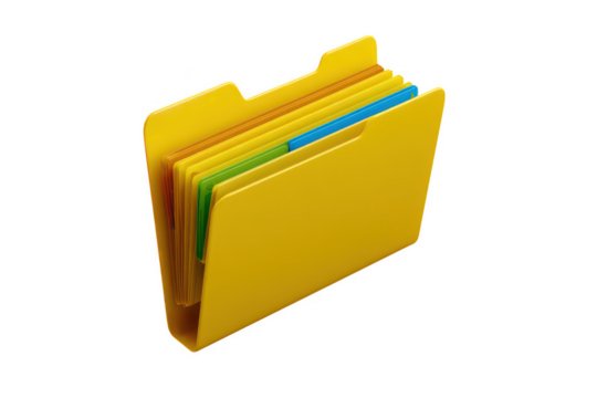 Organized Efficiency Colorful File Folder System for Documents and Papers